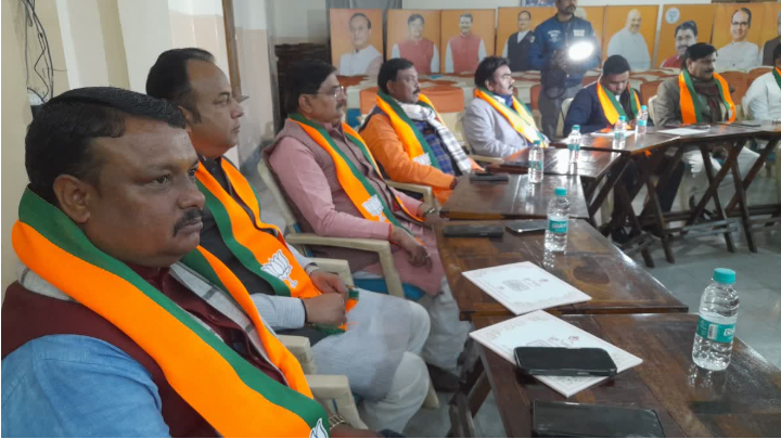 भाजपा कार्यालय में विधायक दल की होगी बैठक