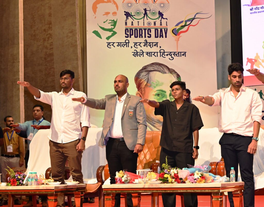 राष्ट्रीय खेल दिवस पर खिलाड़ियों के लिए विभिन्न सत्रों का आयोजन