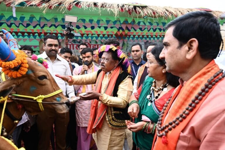 कृषि मंत्री निवास में धूमधाम से मनाया गया पारंपरिक पर्व ‘पोरा तिहार’