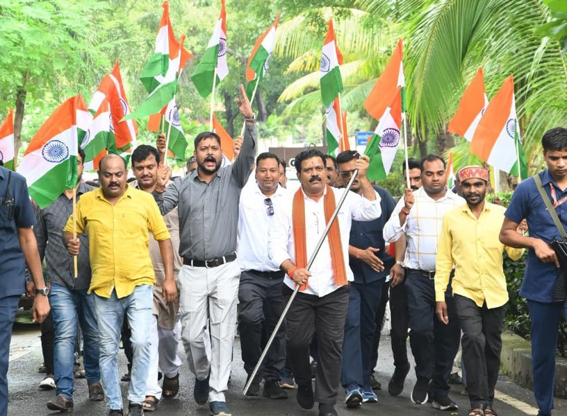 हर घर तिरंगा अभियान में शामिल हुए उपमुख्यमंत्री विजय शर्मा