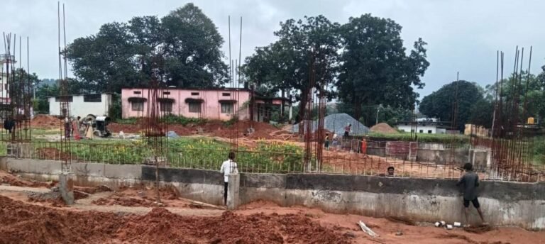 बगीचा में आधुनिक इनडोर बैडमिंटन स्टेडियम का निर्माण प्रारंभ