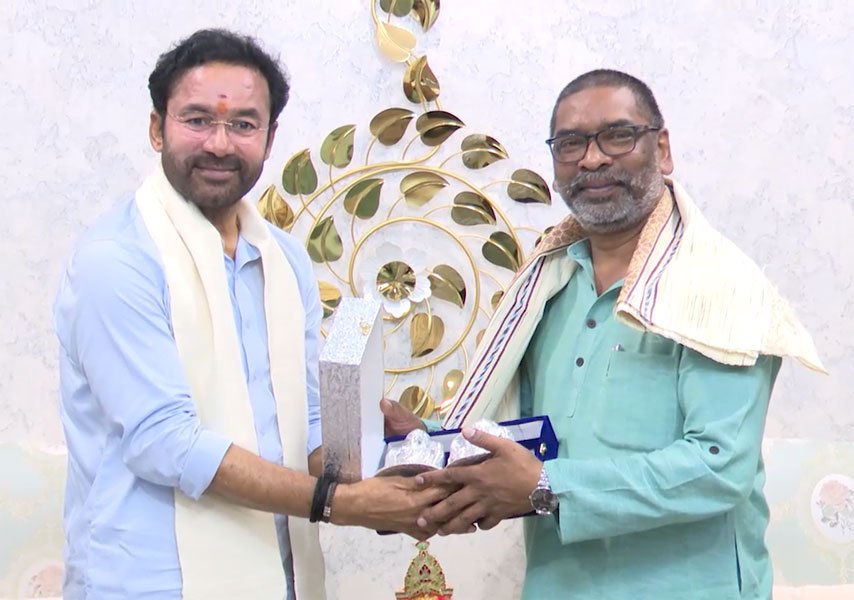 केन्द्रीय कोयला मंत्री जी किशन रेड्डी ने मुख्यमंत्री हेमंत सोरेन से की मुलाकात