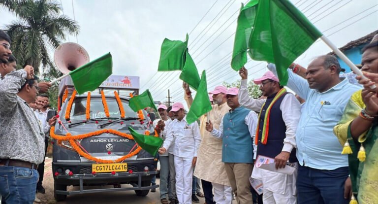 वन मंत्री कश्यप ने पीएम सूर्य घर योजना जागरूकता रथ को हरी झंडी दिखाकर किया रवाना