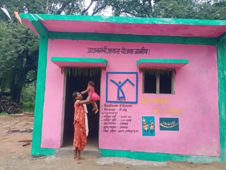 गरीब परिवारों का पक्का घर का सपना हो रहा साकार