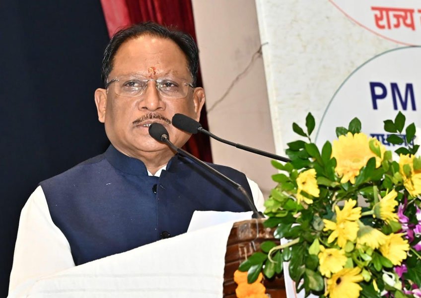 मुख्यमंत्री विष्णु देव साय नगरीय प्रशासन विभाग के स्वच्छता, आवास और लोक कल्याण उत्सव में हुए शामिल