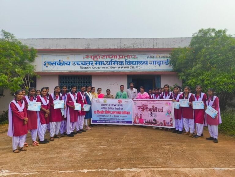छत्तीसगढ़ में महिलाओं व किशोरियों के सशक्तिकरण के लिए SANKALP: HEW अभियान की शुरुआत