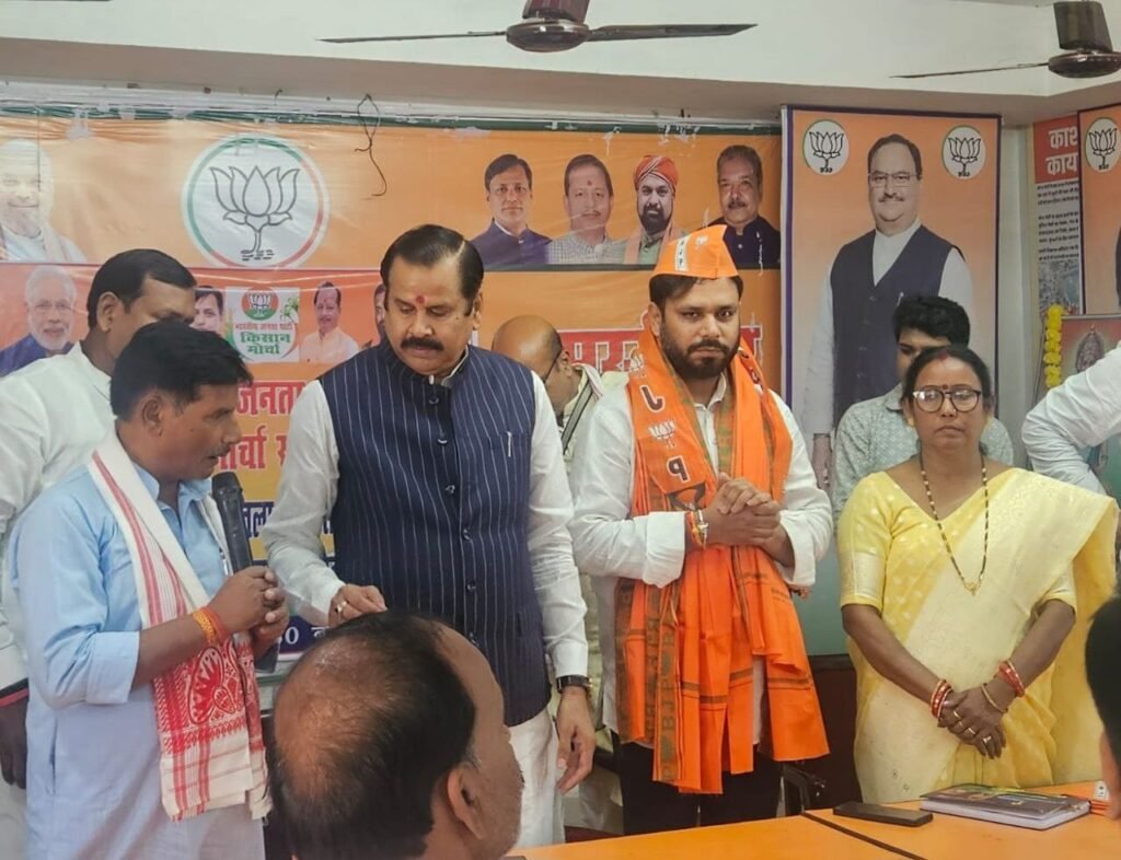 समस्तीपुर: कांग्रेस छोड़ सन्नी हजारी भाजपा में हुए शामिल