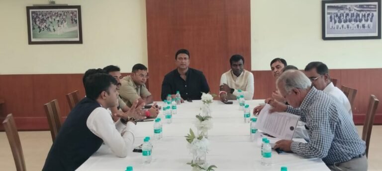 जेएससीए स्टेडियम में 30 नवंबर को होने वाले वनडे क्रिकेट मैच तैयारियां जारी