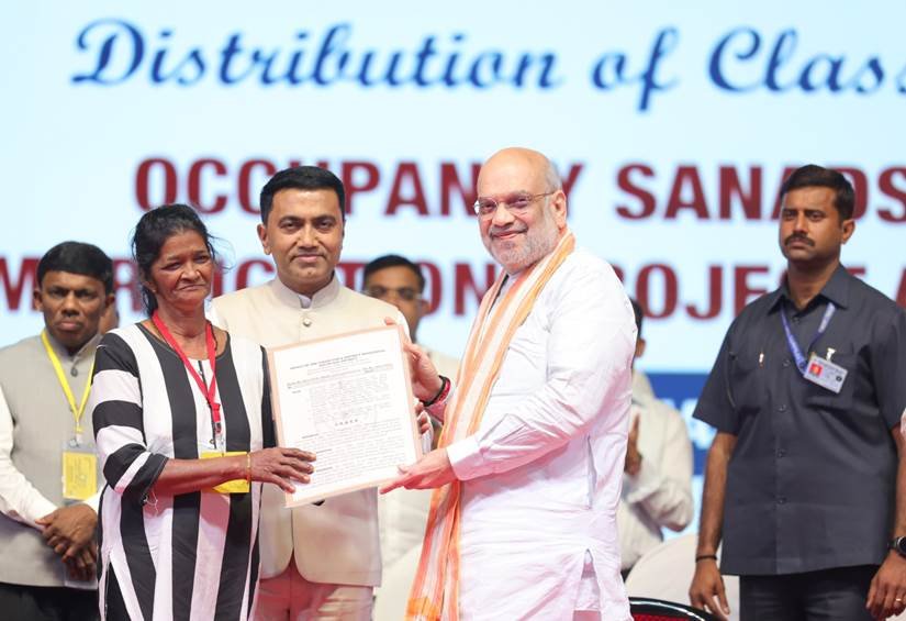 केन्द्रीय गृह एवं सहकारिता मंत्री अमित शाह ने गोवा में राज्य सरकार की ‘म्हाजे घर योजना’ व विभिन्न विकास कार्यो का लोकार्पण व शिलान्यास किया