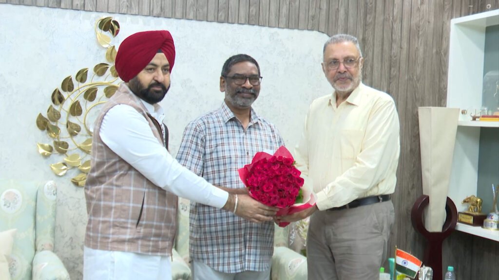 पंजाब के दो मंत्रियों ने रांची में मुख्यमंत्री हेमंत सोरेन से की मुलाकात