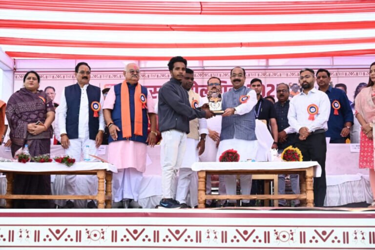 उप मुख्यमंत्री अरुण साव ने विकासखंड स्तरीय बस्तर ओलंपिक का किया शुभारंभ