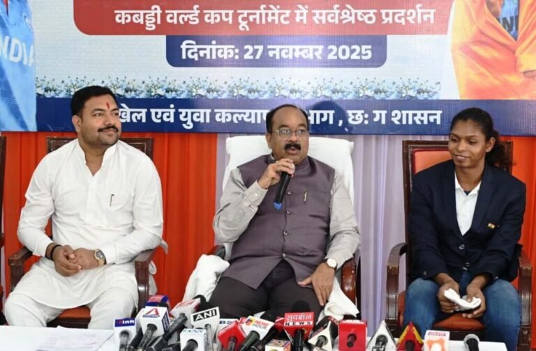छत्तीसगढ़ का गौरव है संजू, अपने खेल से राज्य को दिलाई अंतरराष्ट्रीय प्रतिष्ठा – अरुण साव