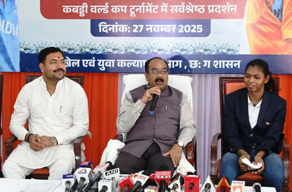 छत्तीसगढ़ का गौरव है संजू, अपने खेल से राज्य को दिलाई अंतरराष्ट्रीय प्रतिष्ठा – अरुण साव