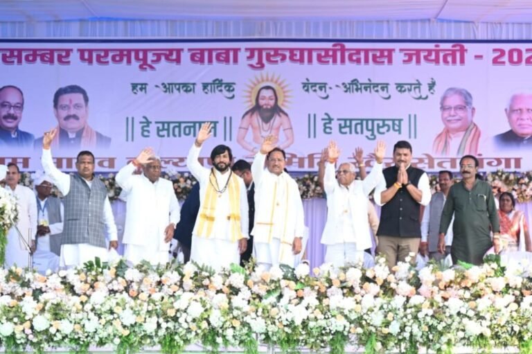 बाबा के बताए मार्ग पर चलकर ही बनेगा विकसित छत्तीसगढ़: मुख्यमंत्री विष्णु देव साय