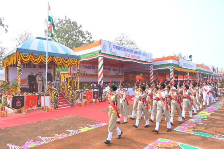 राजधानी में हर्षोल्लास के साथ मनाया गया 77 वां गणतंत्र दिवस