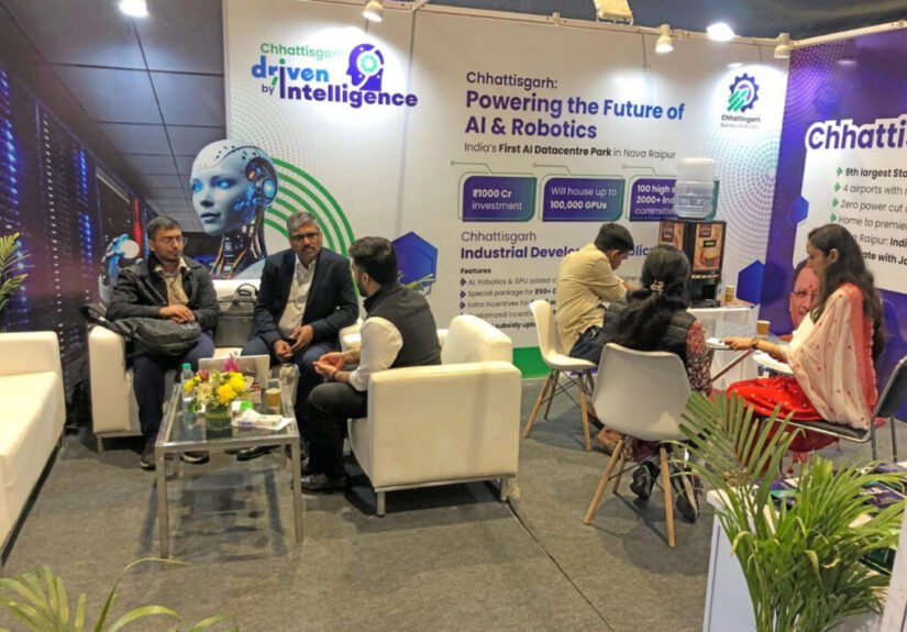 भारत मंडपम में एआई इम्पैक्ट समिट: छत्तीसगढ़ का स्टॉल बना आकर्षण केंद्र