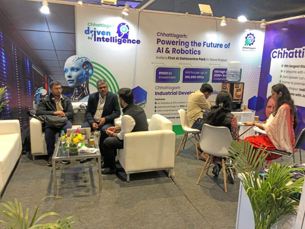 भारत मंडपम में एआई इम्पैक्ट समिट: छत्तीसगढ़ का स्टॉल बना आकर्षण केंद्र