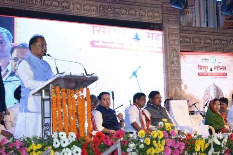 मुख्यमंत्री विष्णु देव साय ने किया तीन दिवसीय सिरपुर महोत्सव का शुभारंभ