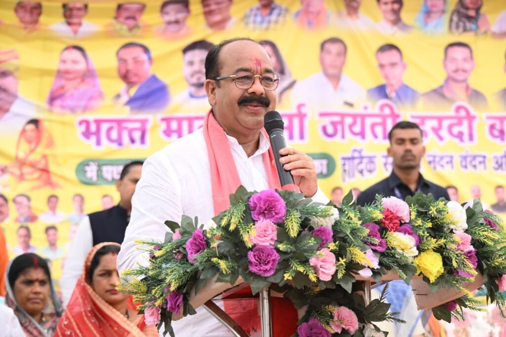 भक्त माता कर्मा भक्ति और समर्पण की प्रतीक, साहू समाज ने भक्ति की शक्ति से ली प्रेरणा : उप मुख्यमंत्री अरुण साव