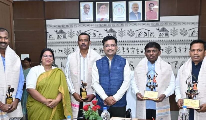 गोवा के मंत्री डॉ. रमेश तावड़कर ने देखी छत्तीसगढ़ की जनजातीय गौरव की झलक