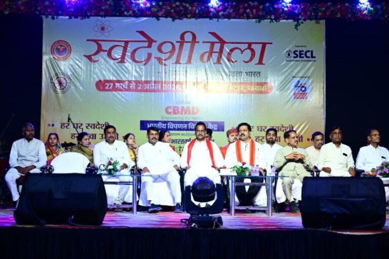 स्वदेशी अपनाने से मजबूत होगी देश की अर्थव्यवस्था– उप मुख्यमंत्री विजय शर्मा