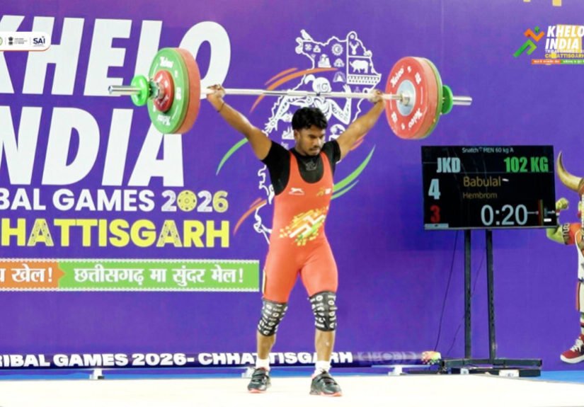 आर्थिक चुनौतियों को मात देकर वेटलिफ्टिंग में पहचान बना रहे झारखंड के बाबूलाल हेम्ब्रम