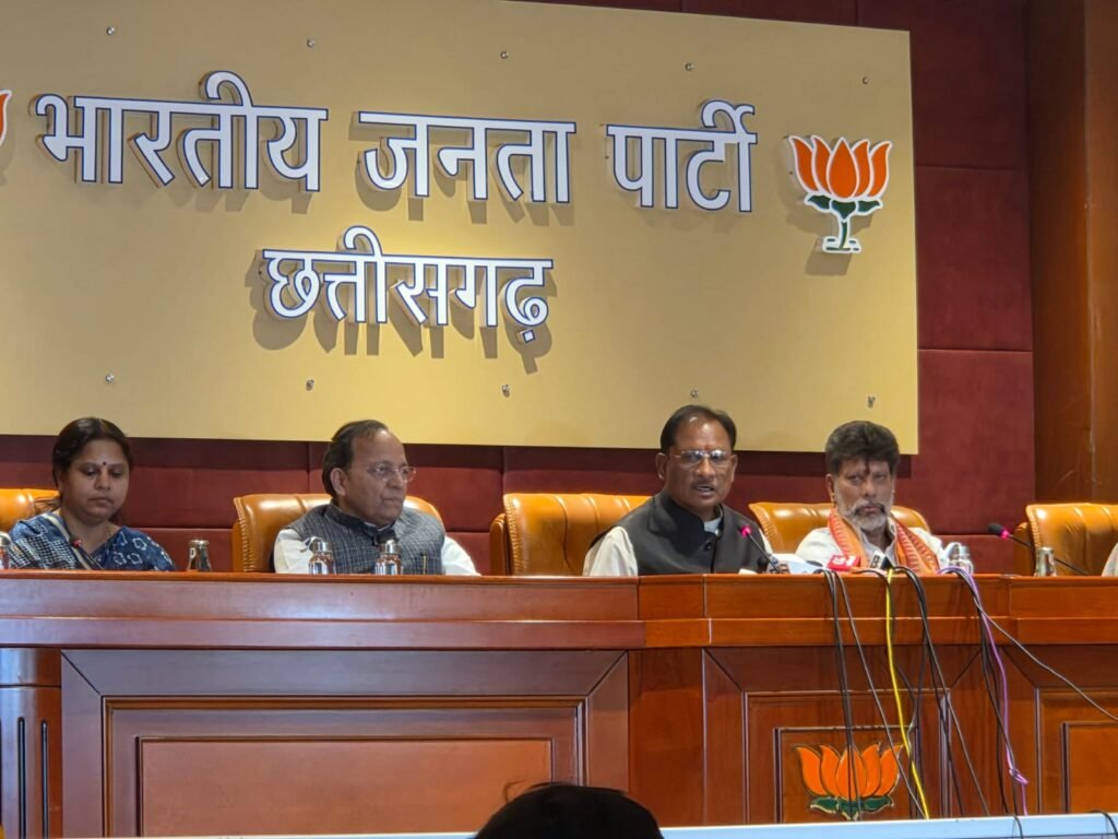 मुख्यमंत्री साय और भाजपा के राष्ट्रीय महामंत्री अरुण सिंह ने नारी शक्ति वन्दन (संशोधन)अधिनियम को लेकर कांग्रेस और सहयोगी दलों पर जमकर निशाना साधा