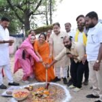 विधायक सुनील सोनी और महापौर मीनल चौबे ने लगभग 90 लाख रूपये के नवीन विकास कार्यों का भूमिपूजन किया