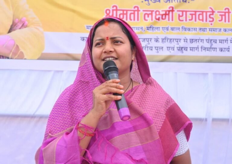 मंत्री लक्ष्मी राजवाड़े ने 13.22 करोड़ रूपये के विकास कार्यों का किया शुभारंभ
