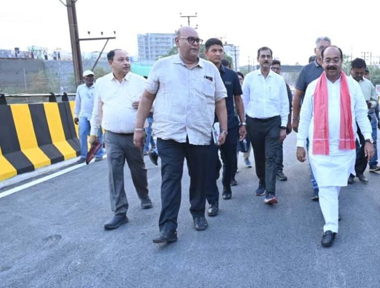 कचना ओवर-ब्रिज जल्द होगा शुरू, उप मुख्यमंत्री अरुण साव ने अंतिम चरण के कार्यों का किया निरीक्षण