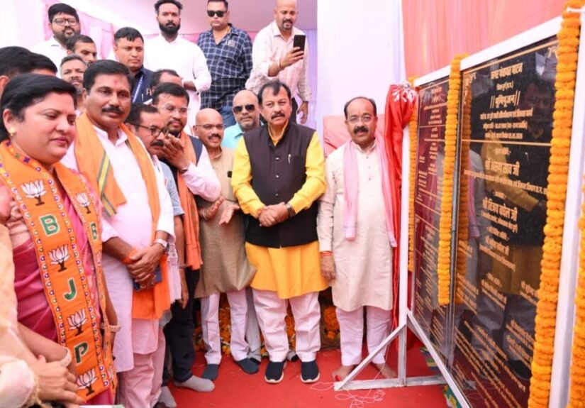 उप मुख्यमंत्री अरुण साव ने 9.96 करोड़ के कार्यों का किया लोकार्पण-भूमिपूजन