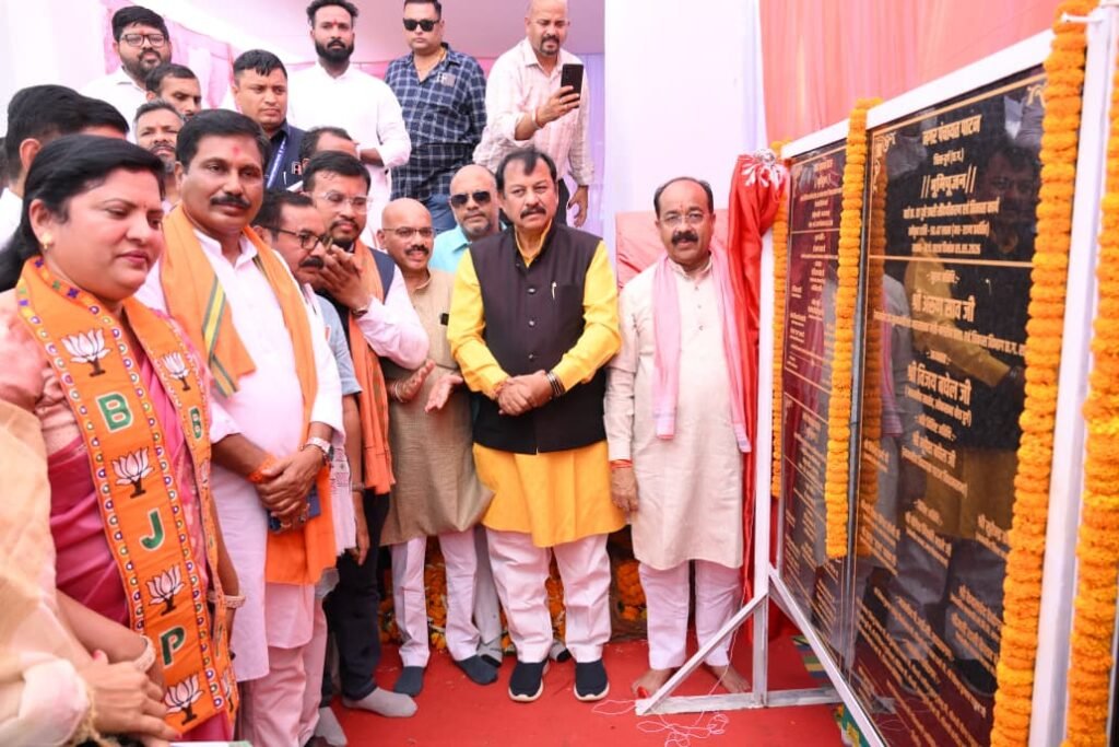 उप मुख्यमंत्री अरुण साव ने 9.96 करोड़ के कार्यों का किया लोकार्पण-भूमिपूजन