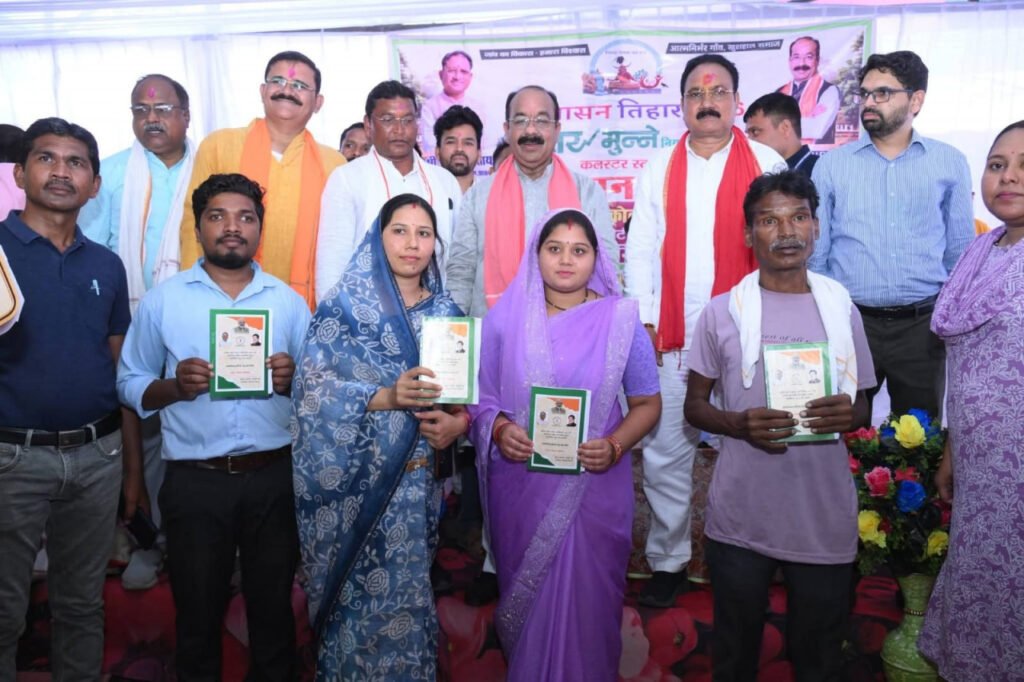 सुशासन तिहार में उप मुख्यमंत्री अरुण साव निकले फील्ड पर, कार्यों की धीमी प्रगति पर जताई नाराजगी