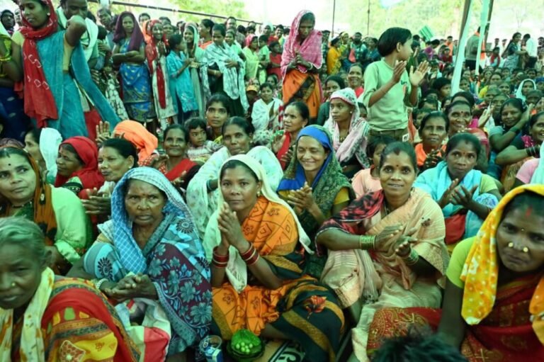 कन्हारगांव सेवा डेरा में उप मुख्यमंत्री विजय शर्मा की लगी जन चौपाल