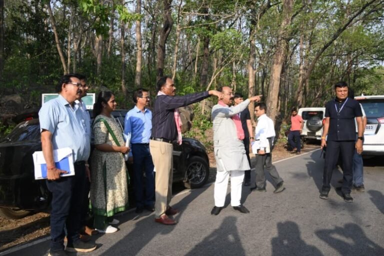 उप मुख्यमंत्री अरुण साव ने 308 करोड़ की लागत से बन रहे केशकाल घाट बायपास रुट का किया निरीक्षण