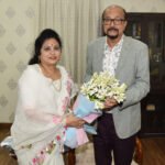 राज्यपाल डेका से महिला आयोग की अध्यक्ष ने भेंट की