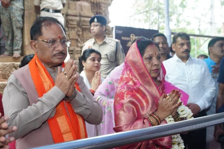 मुख्यमंत्री विष्णुदेव साय ने भोरमदेव धाम में की पूजा-अर्चना, प्रदेश की सुख-समृद्धि के लिए की मंगलकामना