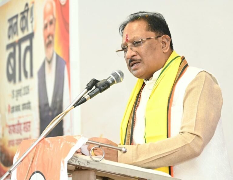 ‘मन की बात’ में बार-बार छत्तीसगढ़ का उल्लेख प्रदेशवासियों के लिए गौरव की बात: मुख्यमंत्री साय