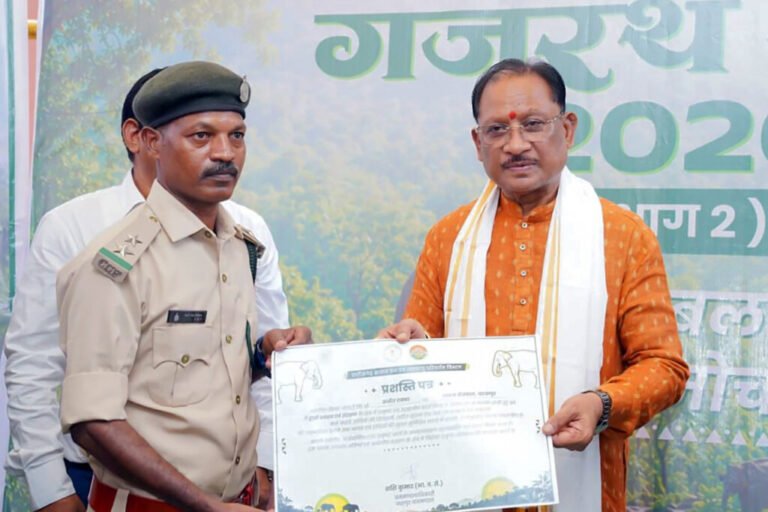 मानव-हाथी सह-अस्तित्व की दिशा में जशपुर की अभिनव पहल ‘गजरथ यात्रा’ को मिली नई पहचान