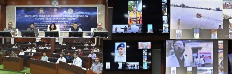 बाढ़ आपदा से निपटने सभी 33 जिलों में मॉक ड्रिल