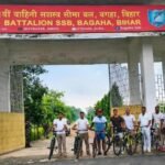 एसएसबी जवानों ने 40 किलोमीटर साइकिल चलाकर सीमा क्षेत्र का किया दौरा