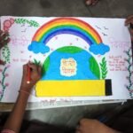कन्नौज में  हिंदी दिवस पर चित्रकला प्रतियोगिता आयोजित