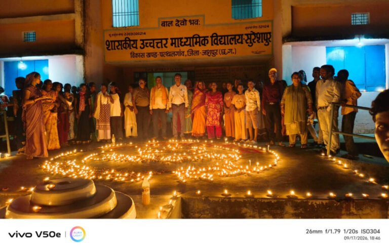 सेवा संकल्प अभियान के प्रथम दिवस जशपुर में जगमगाए 5 लाख दीप