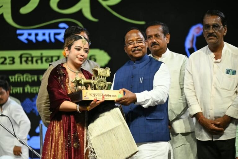 संगीत-कला से पीढि़यों को जोड़ रहा चक्रधर समारोह: मंत्री नेताम