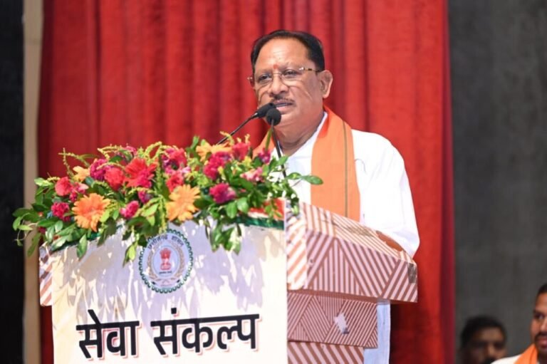 प्रधानमंत्री मोदी के नेतृत्व में सशक्त और विकसित भारत का हो रहा निर्माण : मुख्यमंत्री साय