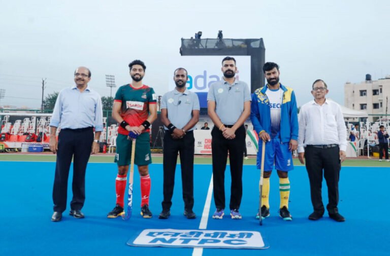 संस्कारधानी स्ट्राइकर्स छत्तीसगढ़ हॉकी लीग के पहले फाइनलिस्ट बने, न्यायधानी नाइट्स को 6-3 से हराया