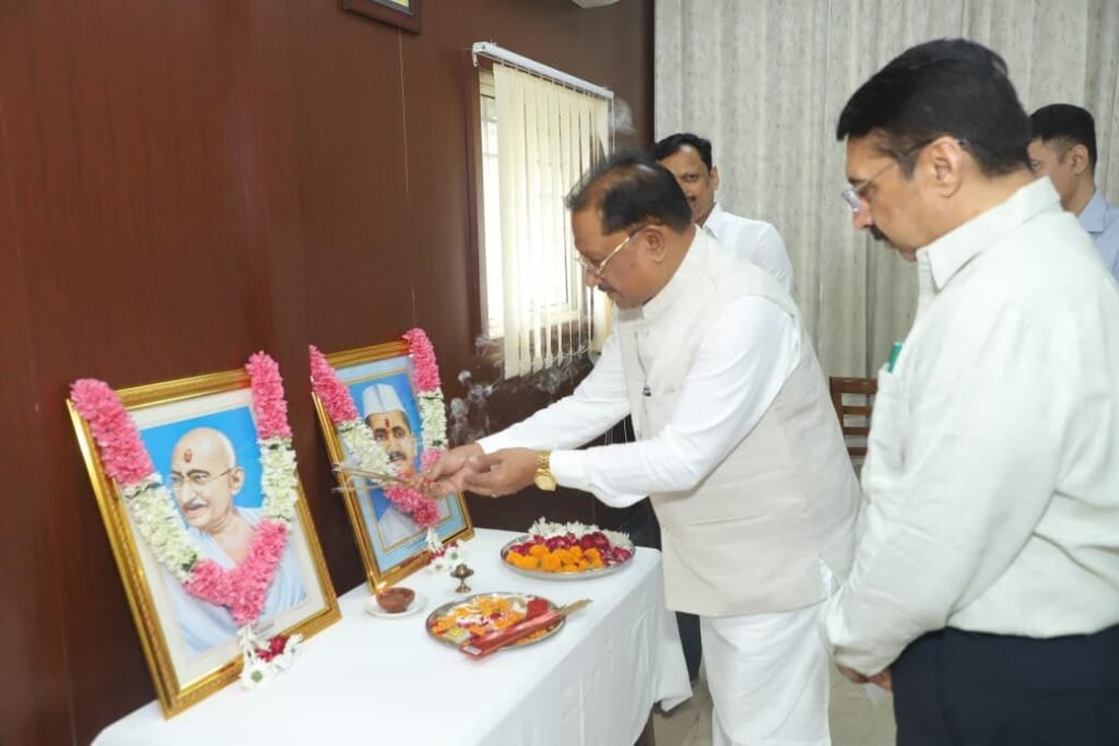 सत्य, अहिंसा और सादगी के आदर्श हमें राष्ट्रसेवा की प्रेरणा देते रहेंगे : मुख्यमंत्री साय