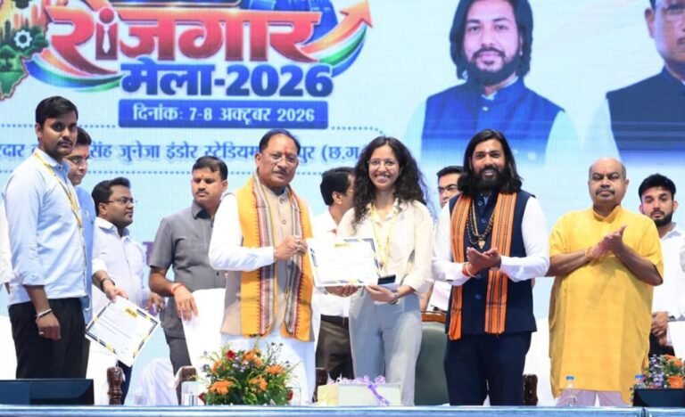 युवाओं को गुणवत्तापूर्ण शिक्षा, कौशल और रोजगार के बेहतर अवसर देना हमारी प्राथमिकता : मुख्यमंत्री साय