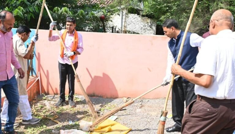 सेवा संकल्प अभियान : स्वच्छता एक आदत है जो धीरे-धीरे संस्कार बनेगी – मंत्री टंक राम वर्मा