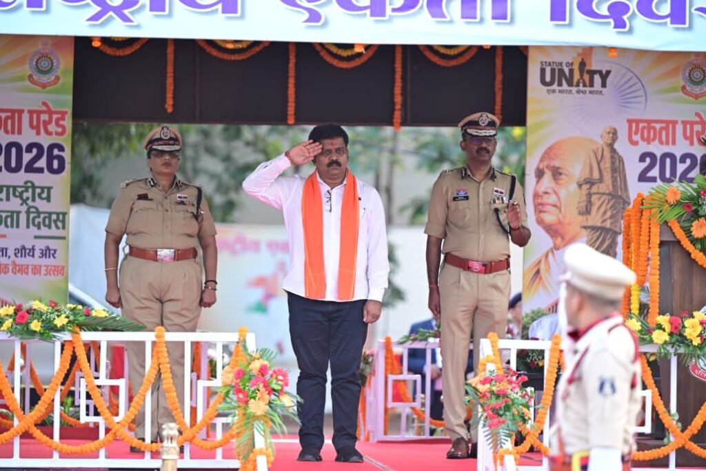सरदार पटेल के आदर्शों पर चलकर सुरक्षित, समृद्ध और विकसित छत्तीसगढ़ का निर्माण हमारा संकल्प – उप मुख्यमंत्री विजय शर्मा